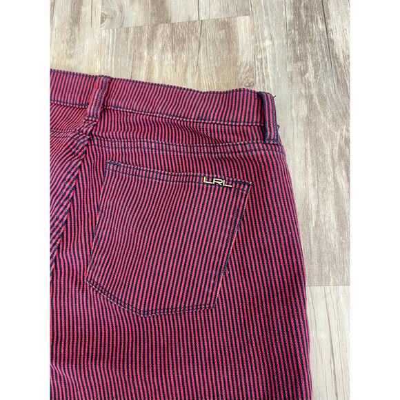 LRL Lauren Ralph Lauren women red jeans petite size10 vintage - Picture 4 of 7